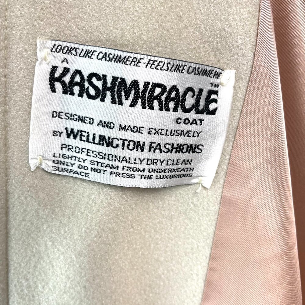 Wellington Fashions “Kashmiracle” Coat – Camel Brown, Size Large, Made in USA - Picture 6 of 14